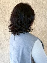 プリモ ココ 鍋島店(Primo coco.)&nbsp;ミディアムパーマ デジタルパーマ ミディアムレイヤー 白髪染め