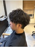 ツイストパーマ　シャドウパーマ　ホワイトメッシュ　八王子