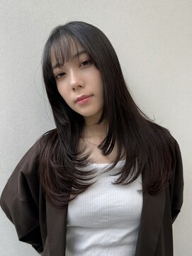 トリコ アヴェダ ららテラス北綾瀬(tricot AVEDA) 顔周りレイヤー/ロングレイヤー/レイヤーカット/表参道