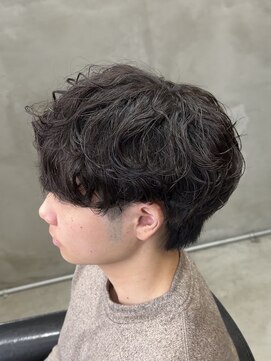 スイッチ(men's SWITCH) 大分県メンズパーママッシュシャドウ無造作パーマスパイラル