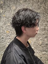 ガウディ 広島駅前店(Gaudi)&nbsp;メンズウルフカット×波巻きツイストスパイラル