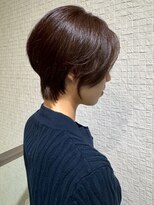 ビューティシモ 所沢(Beautissimo) 大人マッシュ ショートレイヤー マロンブラウン 似合わせ