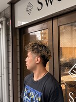 スウェル 押上店(Swell)&nbsp;MEN’S/ニュアンスパーマ/ニュアンスウルフ/錦糸町駅