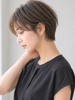 サンタフェ 柳津店(Santa'Fe)&nbsp;小顔ショート/白髪ぼかしハイライトカラー