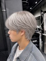 エノア 東京(ENORE) メンズ|ミディアム|ホワイトシルバー|ハイトーンカラー