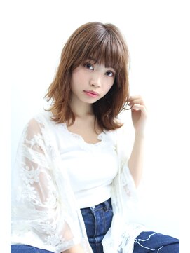 ネオリーブアイム 横浜西口店(Neolive aim) Neolive aim　結べる長さの外ハネミディアムスタイル