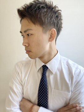 エル セルカ 高田馬場(el CERCA) ビジネスシーンにも★2ブロック×束感アップバング×刈り上げ