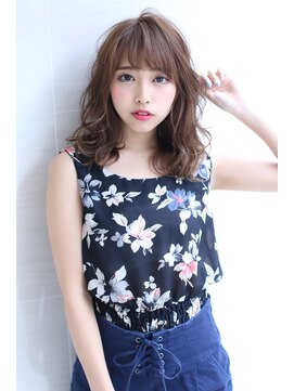 オーロ 宝塚店(ORO) 似合わせカットアッシュブラウンの大人かわいい小顔セミディ