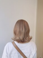 ヘア アトリエ オルト(hair atelier ort.a) #ブロンドヘアー#ミルクティーカラー#古川橋ort   