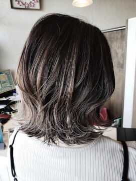 レイヘアービューティーサロン(LEI HAIR BEAUTY SALON) ハイライト☆アッシュグレー系
