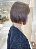 Masaki担当☆ 首元スッキリ切りっぱなしボブ