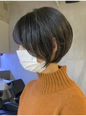 黒髪でもOKなショートボブ 簡単スタイリング ヘッドスパ