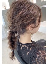 ケンジ 横浜(KENJE) 編みおろしヘアアレンジ