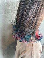 フィズクロップ(fizzcrop) POP☆レインボー裾カラー