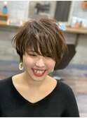 札幌G grow】大人可愛い小顔ショート×バレイヤージュ◎30代40代