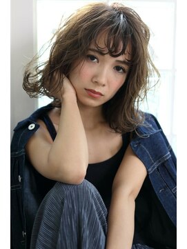 ヘアアンドメイク シークネクスト(HAIR&MAKE SeeK NEXT) 【SeeK NEXT】ヴェールウェーブ×ライトグレージュ