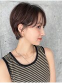 大人ハンサムショートボブ 20代30代40代50代 若松河田