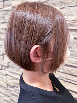 ヘアーレナータ 八王子(HAIR RENATA) 20代30代40代ストレートボブハイライトアッシュブラウン透明感