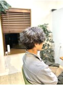 シルバーカラー×波まきスパイラル