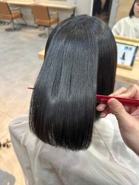 テトテ 三宮店(Tetote) 【tetote三宮/五熊】艶髪ストレート/矯正系髪質改善