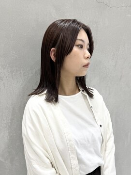 ウシワカマルエムティードット 富士宮店(USHIWAKAMARU MT.) 切りっぱなしボブ