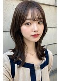 美髪レイヤーロングくびれワンカールセミディシアーカラー