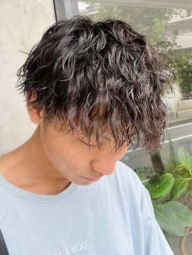 ラッキーヘア 加古川(Lucky Hair) メンズスパイラルパーマ【芝本】