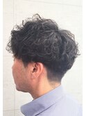 メンズマッシュ×波巻きスパイラル