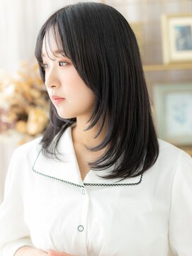 カバーヘア ブリス 戸田公園西口店(COVER HAIR bliss) 大人グレージュアッシュレイヤーセミディa戸田公園20代30代40代