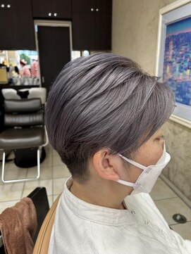 リンクス 大船店(LINKS) 刈り上げショート×シルバー
