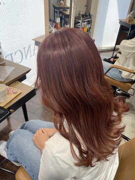 アヴァンスアンス 広島袋町店(AVANCE.ens) ピンクブラウンカラー