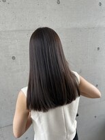 アチーブ ヘア デザイン(achieve hair design)&nbsp;#ツヤカラー暗髪☆大人可愛い艶々エアストレートロング