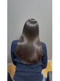 オススメの髪質改善ストレート。