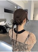 【ヘアセット人気NO.1】大人可愛い　タイトシニヨン
