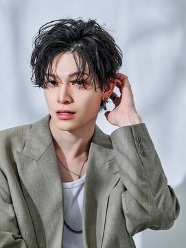 オーシャントーキョー(OCEAN TOKYO) 【ニュアンスパーマ】センターパートコンマバング