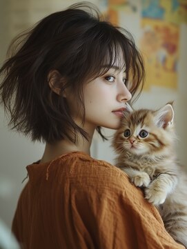 アルトリスト(Altruist Aging×HAIR&SPA) ☆イメチェンピンクベージュアンブレラカラー前髪クールショート