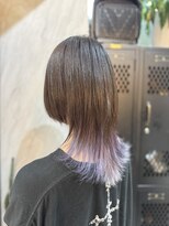 ヴァイス 渋谷店(VAICE)&nbsp;ホワイトラベンダー/ウルフカット/インナーカラー