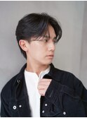 センターパートニュアンスパーマ