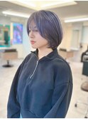 【annex藤川】韓国風巻き髪ボブ×グレー