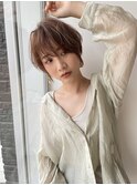 くびれショート ショートパーマ マッシュショート 奈良 王寺