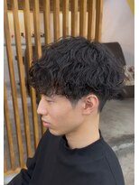 ステラ(STELLA)&nbsp;波巻きスパイラル/メンズカット/メンズ/メンズサロン/波巻き
