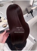 【Leimiuゆみ】winered × 髪質改善ultowa treatment