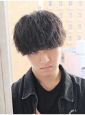 無造作束感マッシュ/ラウンドマッシュ/メンズカット/パーマ