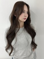 ヴェルア 四条烏丸 四条大宮(Velua)&nbsp;20代ふんわり韓国巻き透明感ロング暗めカラーラベンダーグレー