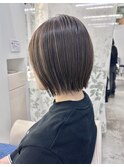 シアーハイライト×タイトボブ
