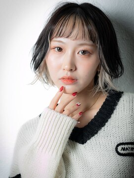 モッズヘア 越谷(mod's hair) ミストバングフェイスフレーミング小顔こなれボブz越谷10代20代
