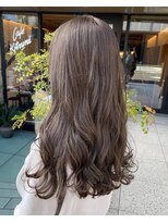 アクアオモテサンドウ(ACQUA omotesando)&nbsp;ミルクティーベージュ/透明感カラー/ブリーチなしダブルカラー