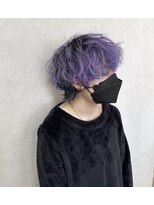 TELA HAIR 石岡店【テーラヘアー】【4月15日NEW OPEN（予定）】 &nbsp;ラベンダー無造作ウルフ【TELA HAIR 石岡】