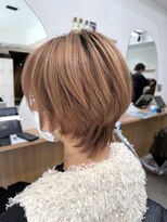 ラフテル(RAFTEL)&nbsp;ショートウルフ×ベージュブラウン　【京都・山科】