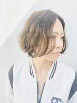 ドロップ(drop)&nbsp;ラテグレージュレイヤーショートボブ〔表参道/青山　drop〕